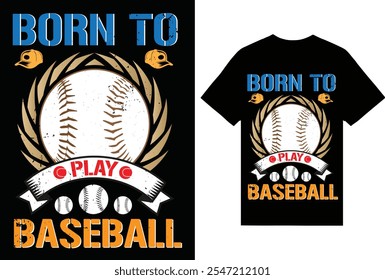 Baseball gaming t-shirt design for all