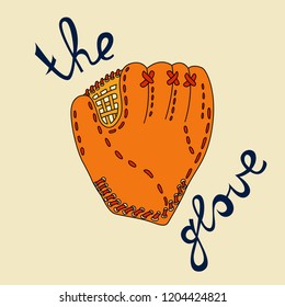 The baseball glove.