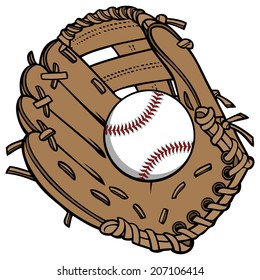 Baseball and Glove