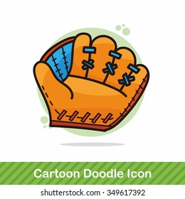 Baseball glove doodle