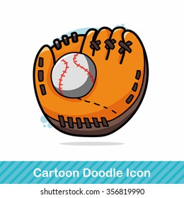 Baseball glove doodle
