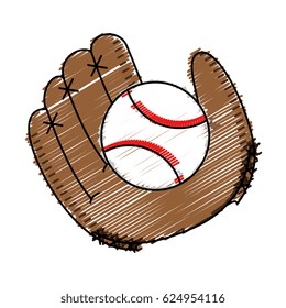 baseball glove equipment icon