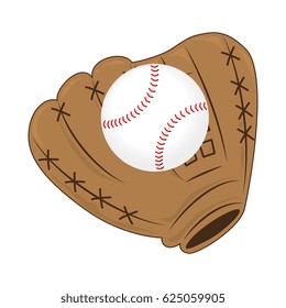 baseball glove equipment icon
