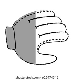 baseball glove equipment icon