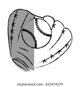 baseball glove equipment icon