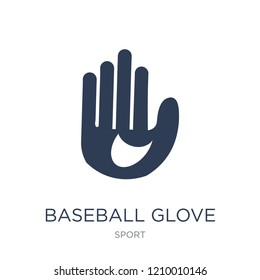 Baseball glove icon. Trendy flat vector Baseball glove icon on white background from sport collection, vector illustration can be use for web and mobile, eps10