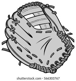 Baseball Glove Illustration
