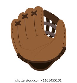 baseball glove isolated icon