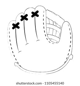 baseball glove isolated icon