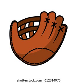 baseball glove isolated icon
