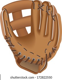 baseball glove vector