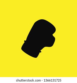 baseball gloves icon vector
