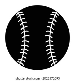 Icono vector estilo glifo de béisbol que puede modificar o editar fácilmente 