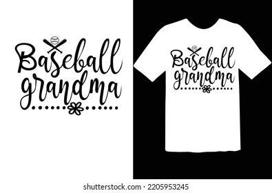 Baseball grandma svg design file svg