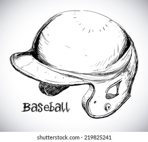 baseball graphic design , vector illustration