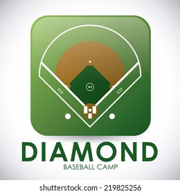 baseball graphic design , vector illustration