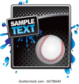 fundo de splat estilo grunge do beisebol