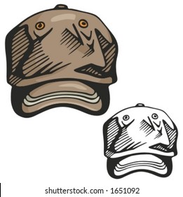 Baseball hat. Vector illustration