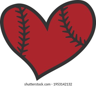 Baseball Heart - Baseball design