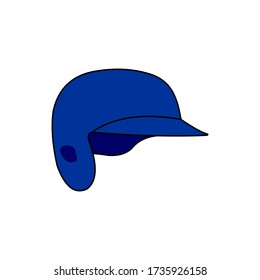 Baseball Helm Sport Icon Vector Design