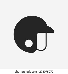 baseball helmet icon