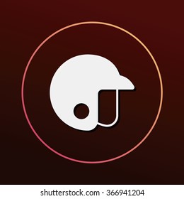 baseball helmet icon