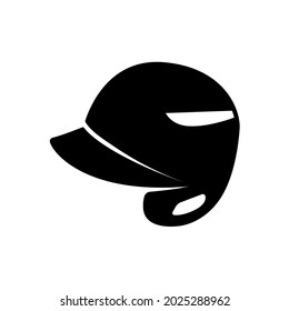 baseball helmet icon design vector template