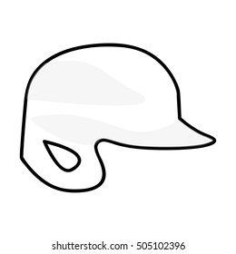 baseball helmet icon image 