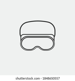 baseball helmet icon vector sports protection helmet