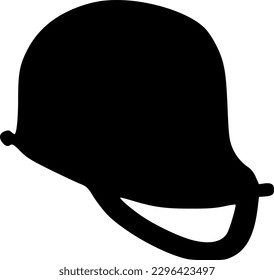 Icono de casco de béisbol símbolo vector ilustración de diseño