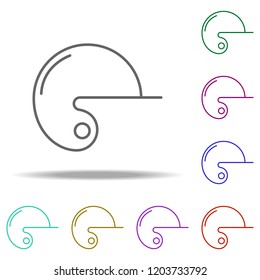 baseball helmet outline icon. Elements of Sport in multi color style icons. Simple icon for websites, web design, mobile app, info graphics