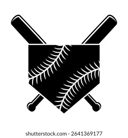 Baseball home plate icon vector. Baseball base illustration sign. Home Plate symbol. Baseball Logo. Baseball home web icon.