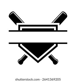 Baseball home plate icon vector. Baseball base illustration sign. Home Plate symbol. Baseball Logo. Baseball home web icon.