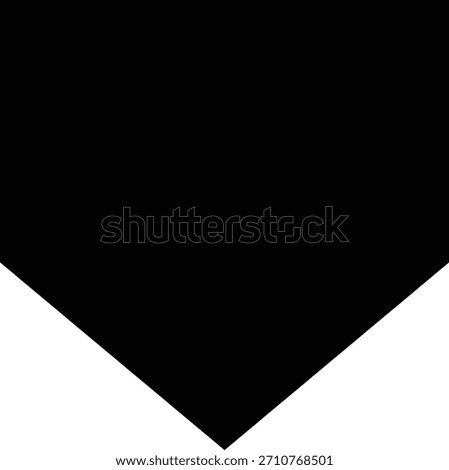 Baseball Home Plate Icon Vector represents the classic symbol of baseball gameplay, competition, and sports strategy in a clean, minimal, and modern outline design capturing its importance in scoring.