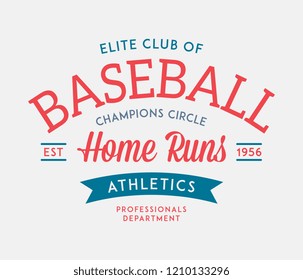 Baseball home runs is a vector illustration about sport