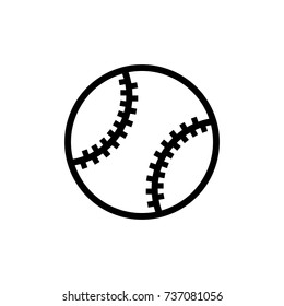 Baseball icon , black sign design