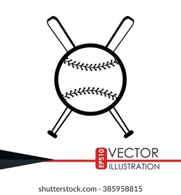baseball icon design 