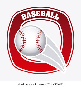 baseball icon design, vector illustration eps10 graphic
