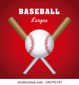 baseball icon design, vector illustration eps10 graphic