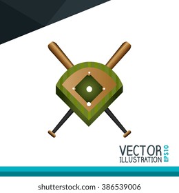 baseball icon design, vector illustration eps10 graphic 