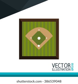baseball icon design, vector illustration eps10 graphic 