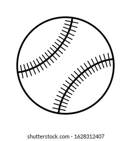 baseball icon design vector template on a white background