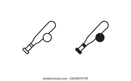 Diseño de icono de béisbol con fondo blanco ilustración de stock