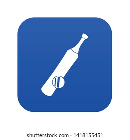 Baseball icon digital blue for any design isolated on white vector illustration