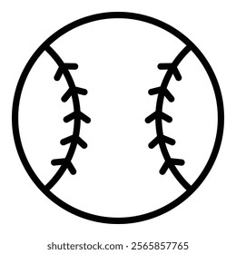 Baseball Icon Element For Design