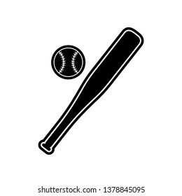 Baseball icon. Element of Education for mobile concept and web apps icon. Glyph, flat icon for website design and development, app development