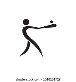baseball icon. Elements of sportsman icon. Premium quality graphic design icon. Signs and symbols collection icon for websites, web design, mobile app on white background