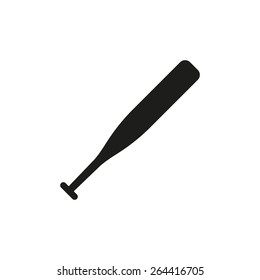 The baseball icon. Game symbol. Flat Vector illustration