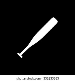 The baseball icon. Game symbol. Flat Vector illustration