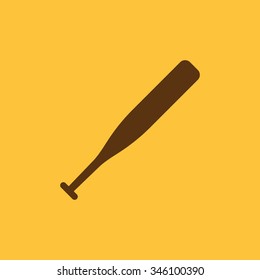 The baseball icon. Game symbol. Flat Vector illustration